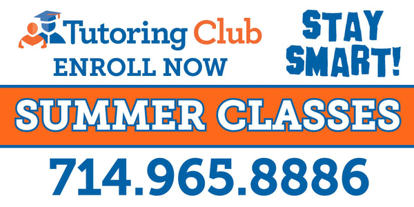 Tutoring Club Vinyl Banners