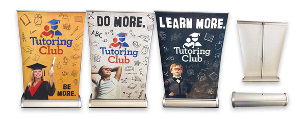 Tutoring Club Table Top Displays